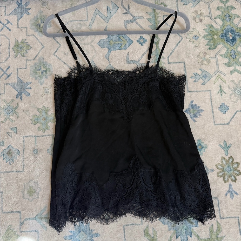 Storia Black Lace Trim Camisole